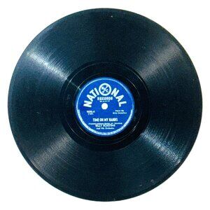 Billy Eckstine Time On My Hands 10in. Shellac 78 RPM National Records 9030 VTG